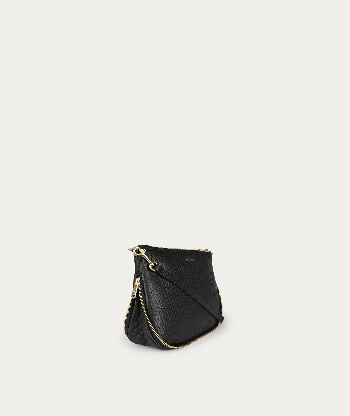 Deadly Ponies | Gator Crossbody - Black Bulle / Brass