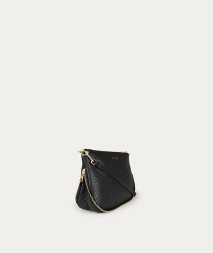 Deadly Ponies | Gator Crossbody - Black Bulle / Brass