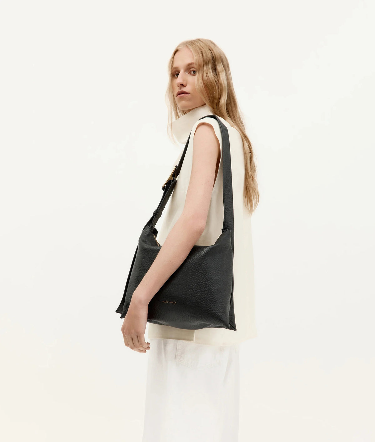 Deadly Ponies | Midimese Bag - Black Bulle / Brass