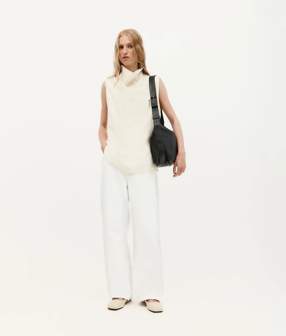Deadly Ponies | Midimese Bag - Black Bulle / Brass