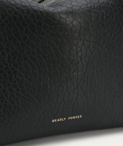 Deadly Ponies | Midimese Bag - Black Bulle / Brass