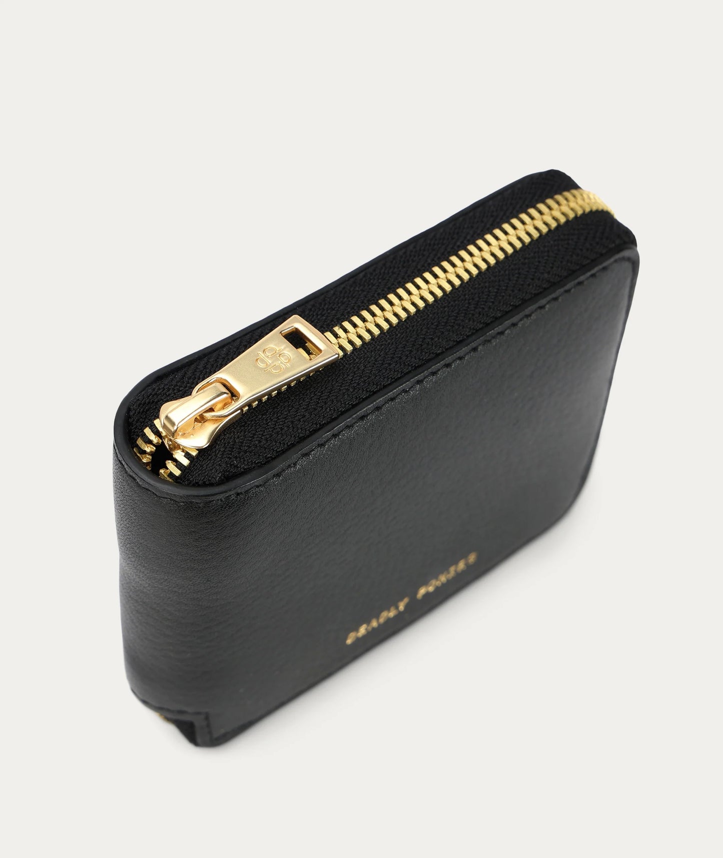 Deadly Ponies | Unisex Zip Wallet - Black / Brass