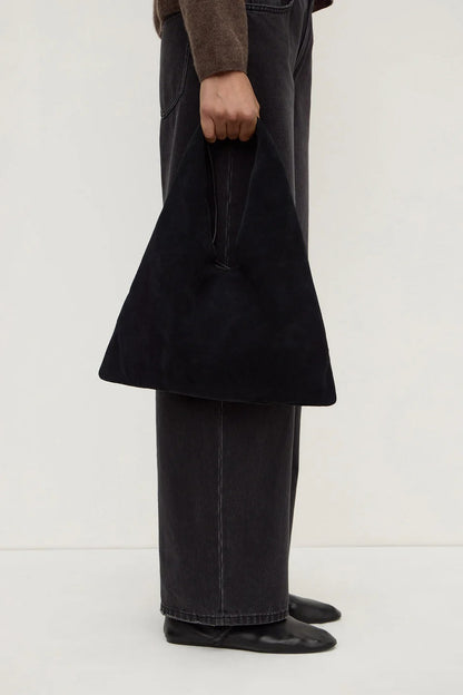 Assembly Label | Willow Suede Hobo Bag - Black