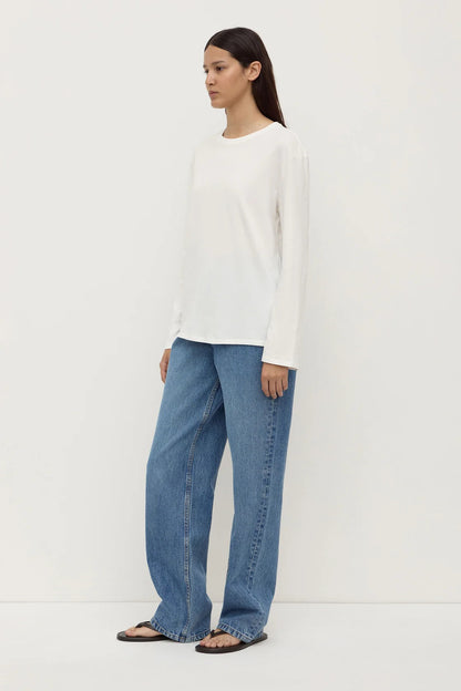 Assembly Label | Thea Long Sleeve Tee - White