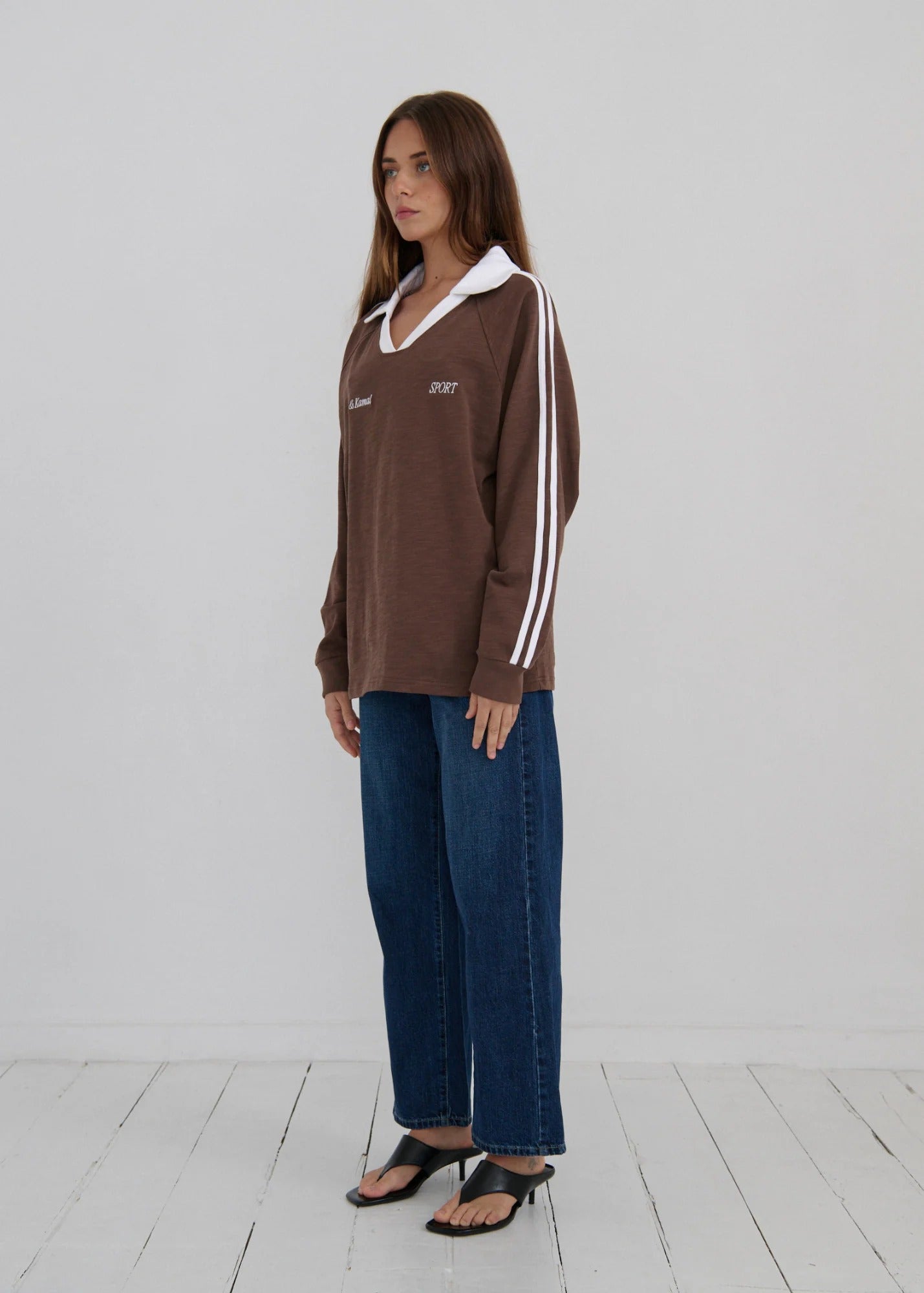 Pinky & Kamal | Long Sleeve Sport Jersey - Brown