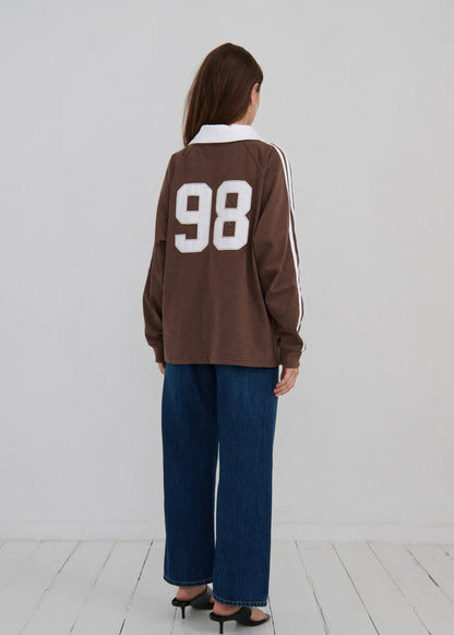 Pinky & Kamal | Long Sleeve Sport Jersey - Brown