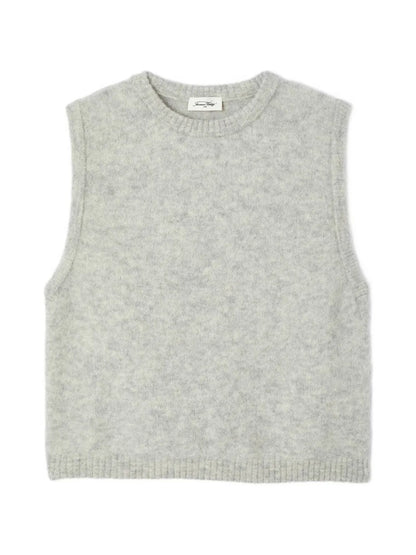 American Vintage | Vitow Sleeveless Sweater - Light Grey Melange
