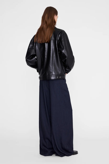 Anine Bing | Rory Jacket - Black Recycled Leather
