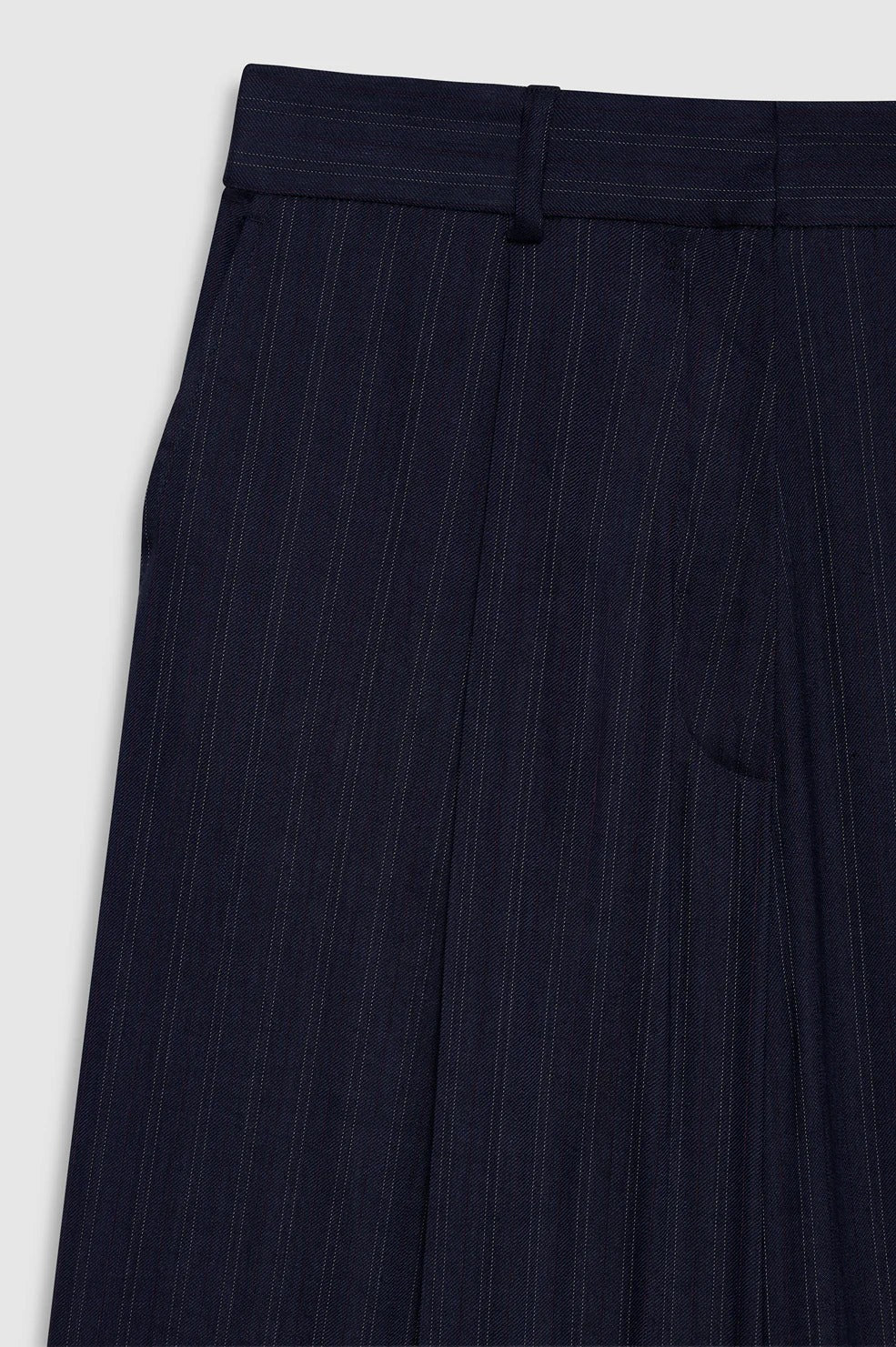 Anine Bing | Paola Trouser - Navy Pinstripe