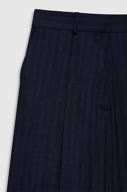 Anine Bing | Paola Trouser - Navy Pinstripe