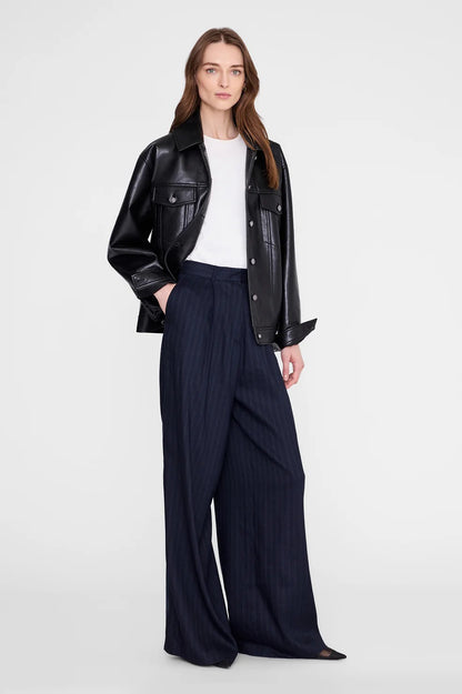 Anine Bing | Rory Jacket - Black Recycled Leather