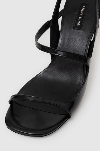 Anine Bing | Iva Sandal Smooth - Black