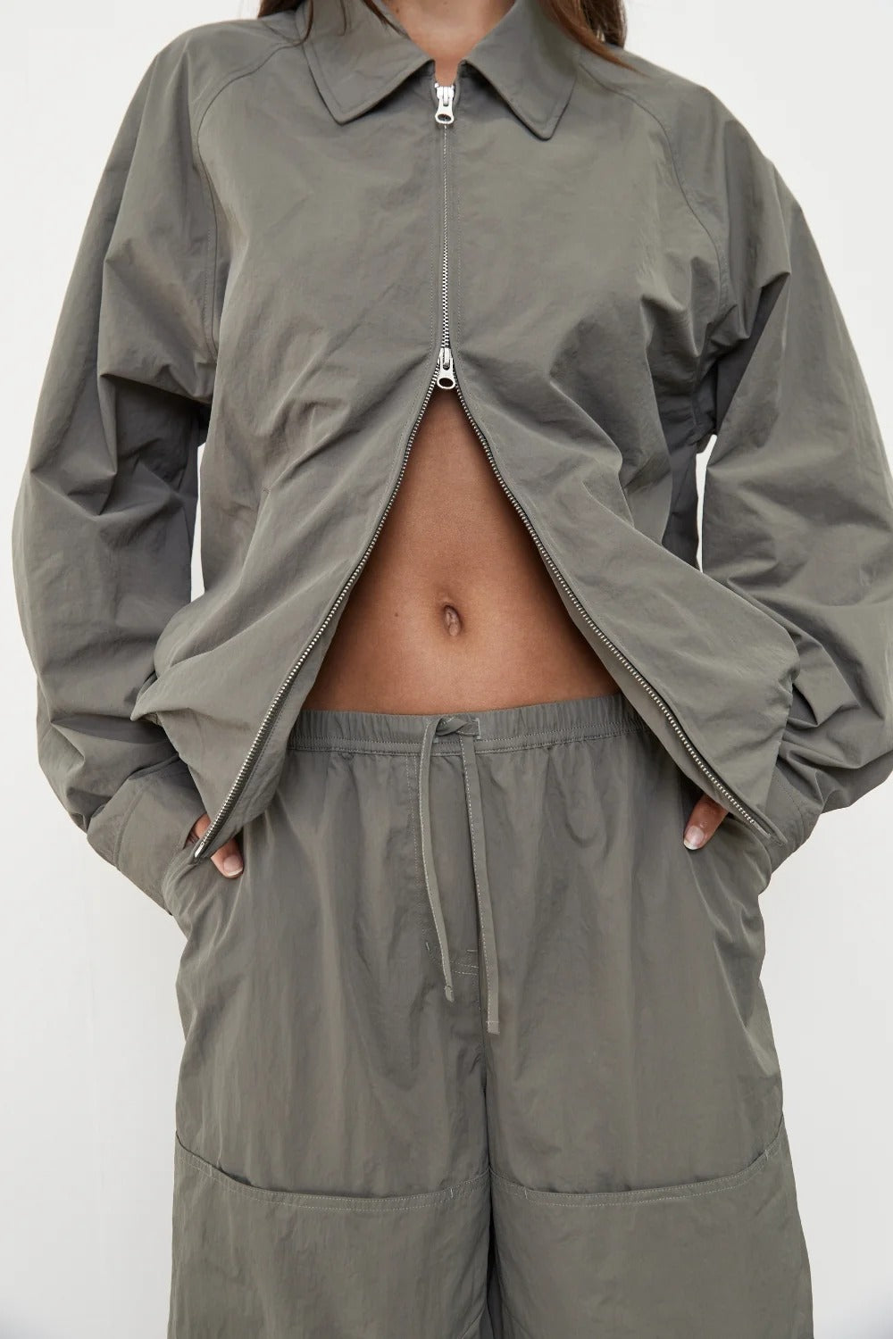 Pinky & Kamal | Bomber Jacket - Ash