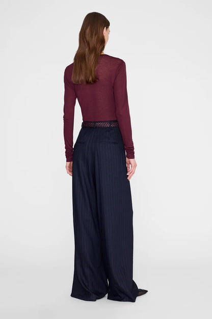 Anine Bing | Sylvie Long Sleeve Tee - Fig
