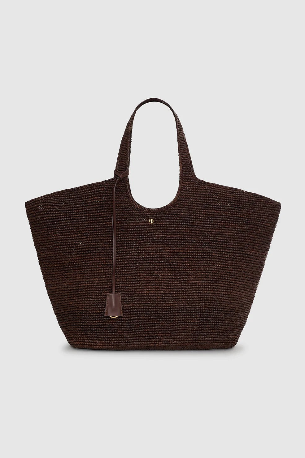 Anine Bing | Lili Tote Raphia - Dark Brown