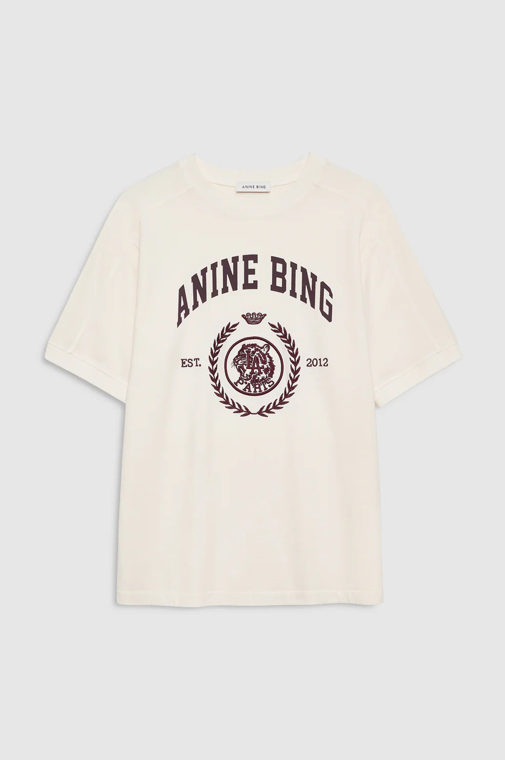Anine Bing | Jaylin Tee Collegiate - Cream
