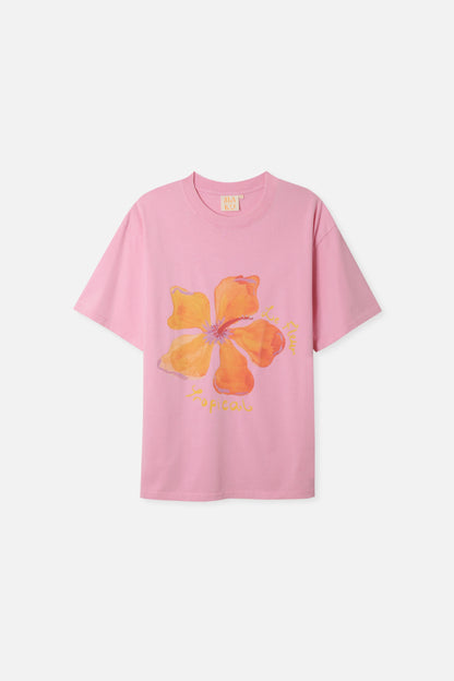 Maku The Label | Le Fleur Tropical Oversized Tee - Pink