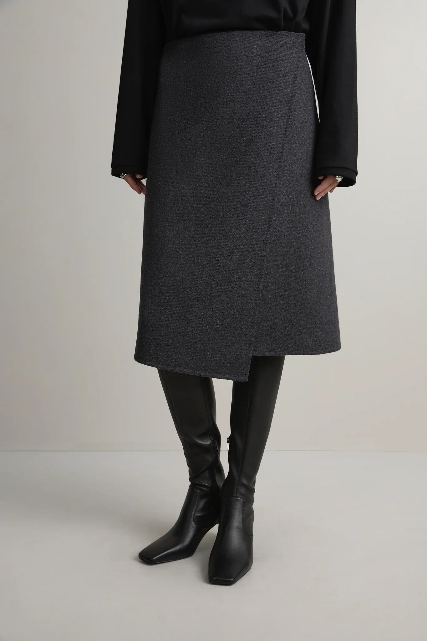 A. Emery | Roche Skirt - Charcoal Melange