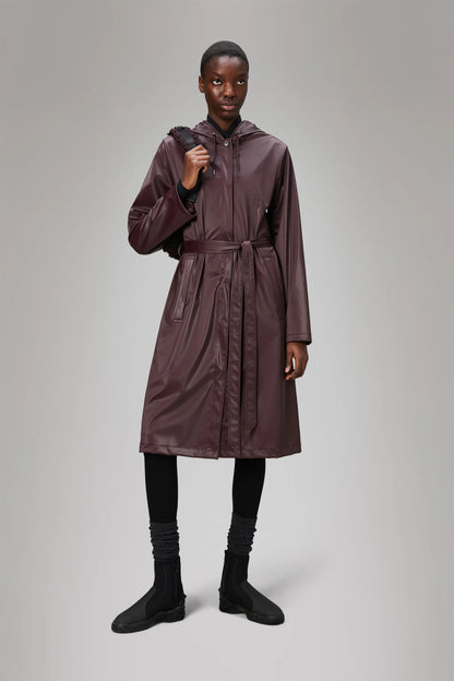 RAINS | A-Line Longer Jacket - Depth