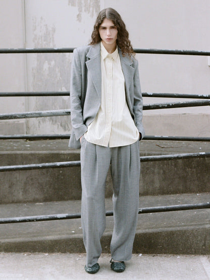 Wynn Hamlyn | Charlie Suiting Trouser - Black/White