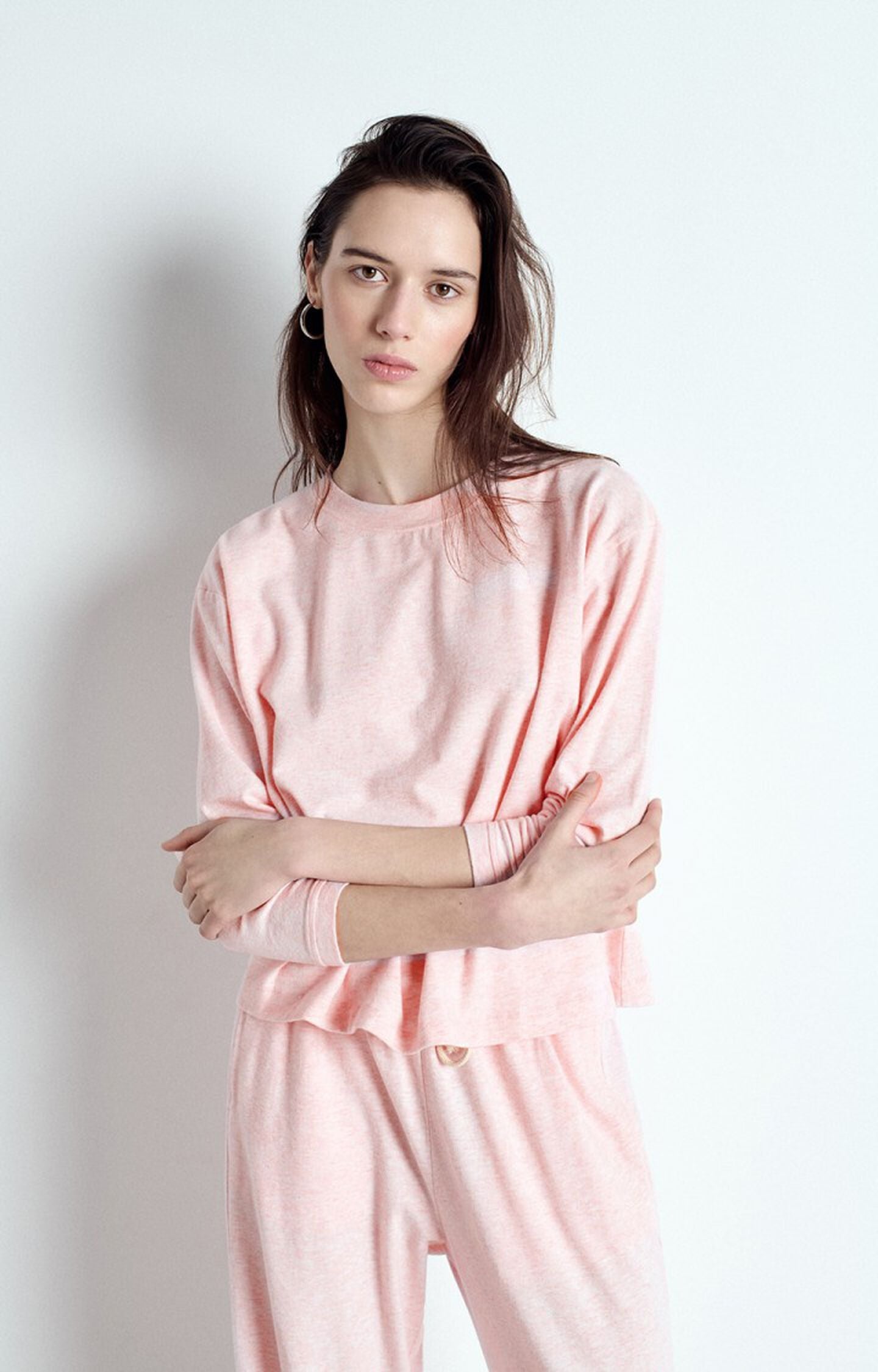 American Vintage | Ypawood L/S T.Shirt - Melange Glazing