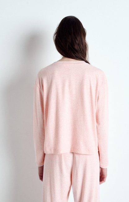 American Vintage | Ypawood L/S T.Shirt - Melange Glazing