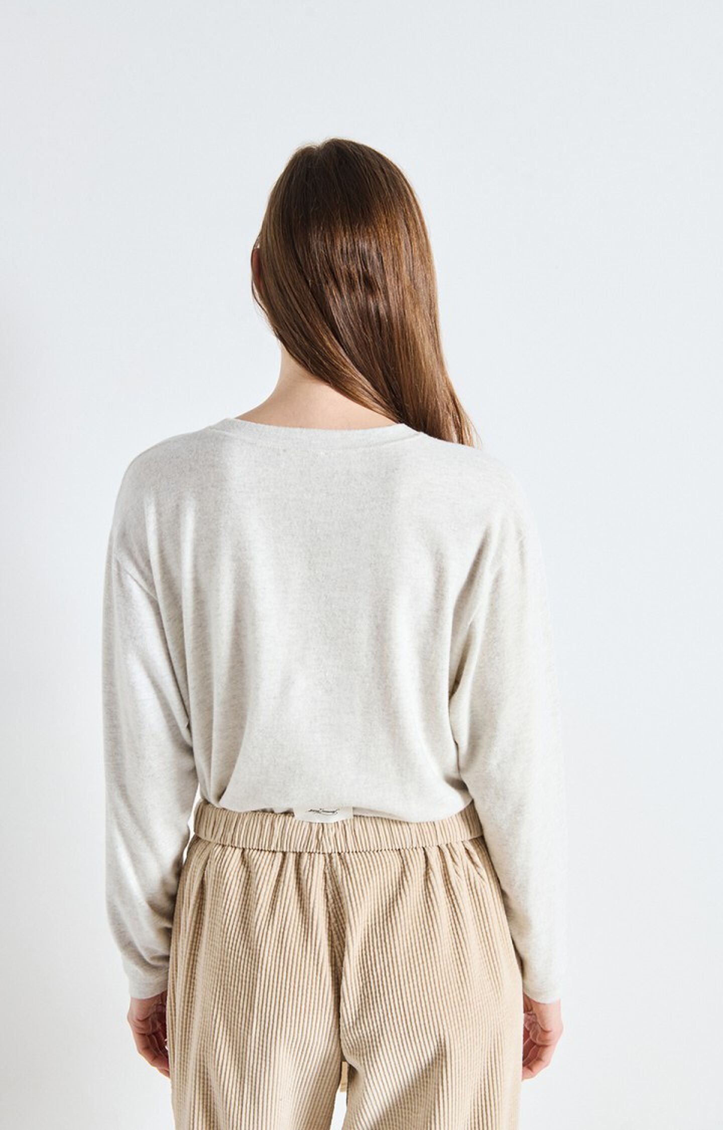 American Vintage | Ypawood L/S T.Shirt - Heather Grey