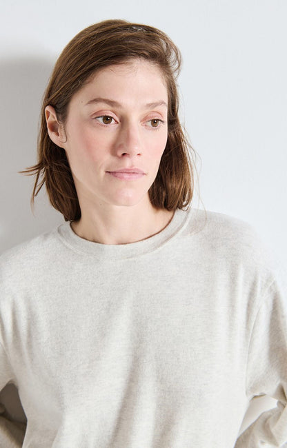 American Vintage | Ypawood L/S T.Shirt - Heather Grey