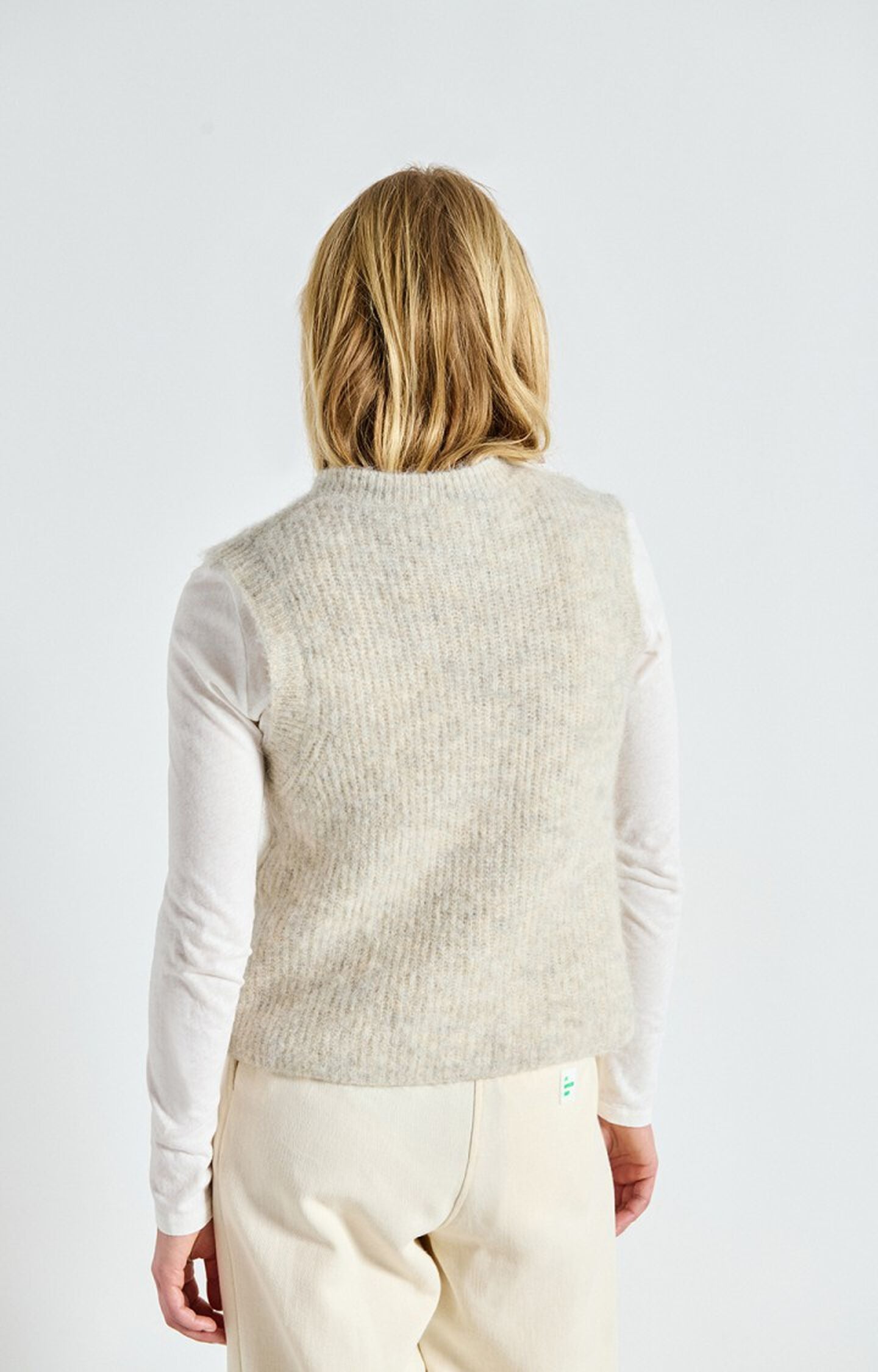 American Vintage | East Cardigan - Powder Snow Melange