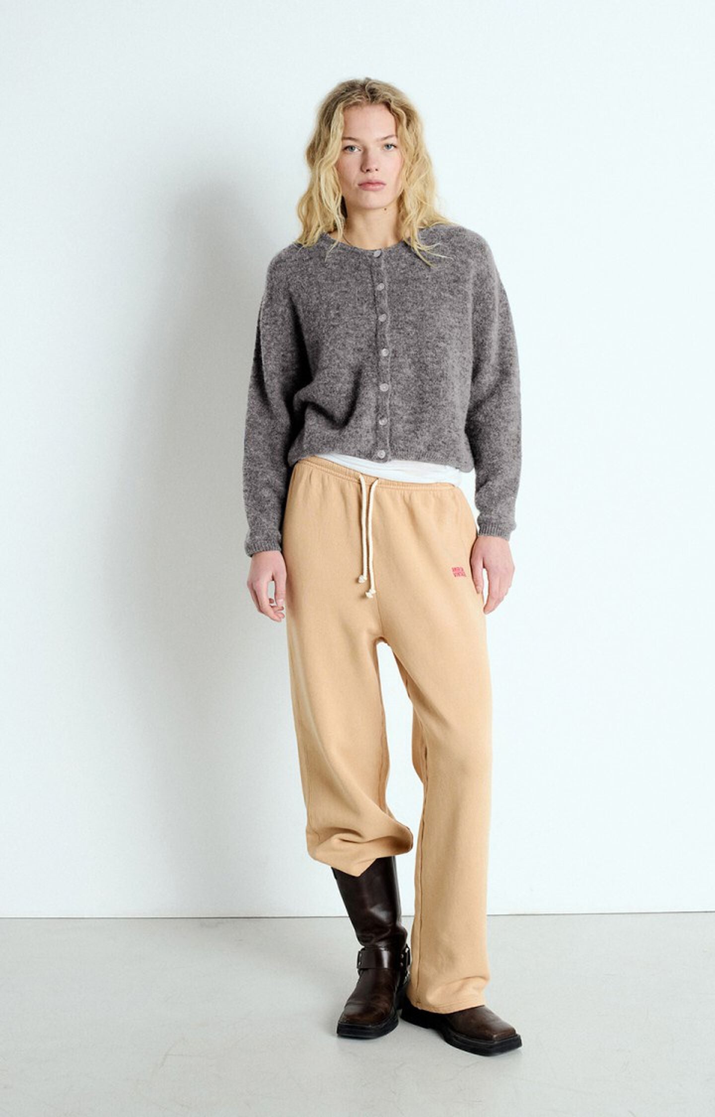 American Vintage | Cardigan Vitow - Melange Steel