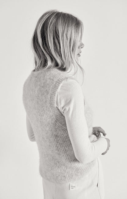 American Vintage | East Cardigan - Powder Snow Melange
