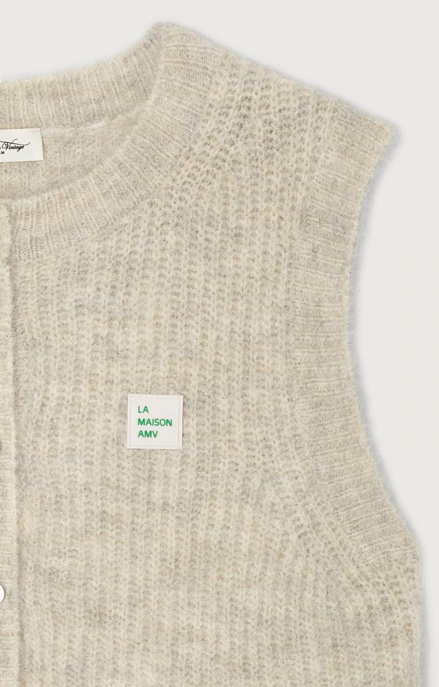 American Vintage | East Cardigan - Powder Snow Melange