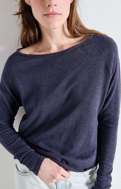 American Vintage | Sonoma L/S T.Shirt - Navy Blue Vintage
