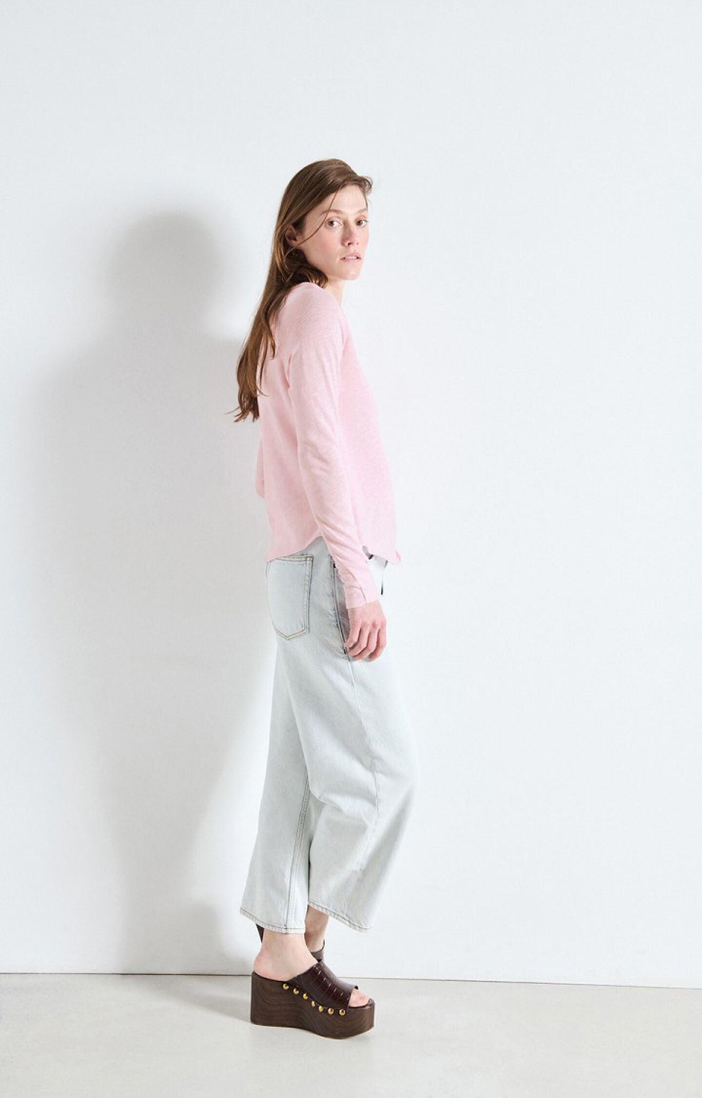 American Vintage | Sonoma L/S T.Shirt - Vintage Marshmellow