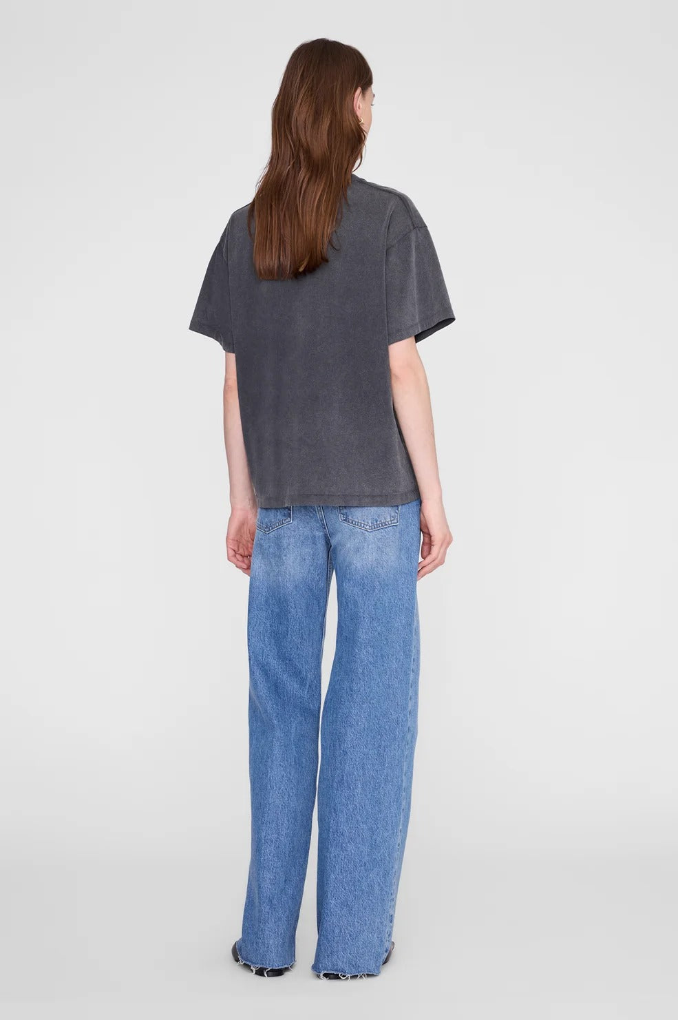 Anine Bing | Cade Tee Tiger Bing - Washed Black