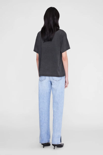 Anine Bing | Cade Tee Leo Muse - Washed Black