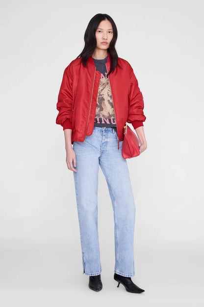 Anine Bing | Miles Sweatshirt Tiger Bing - Washed Black