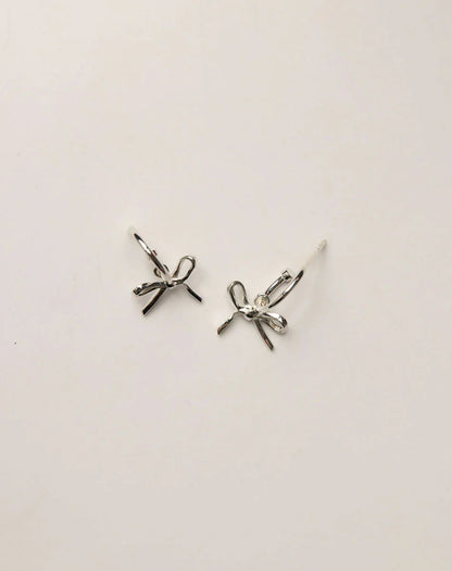 Meadowlark | Bow Signature Hoops - Silver