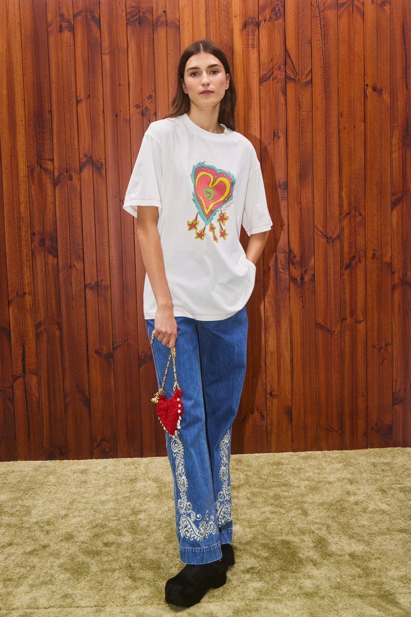 Alemais | Contessa Heart Tee - Multi
