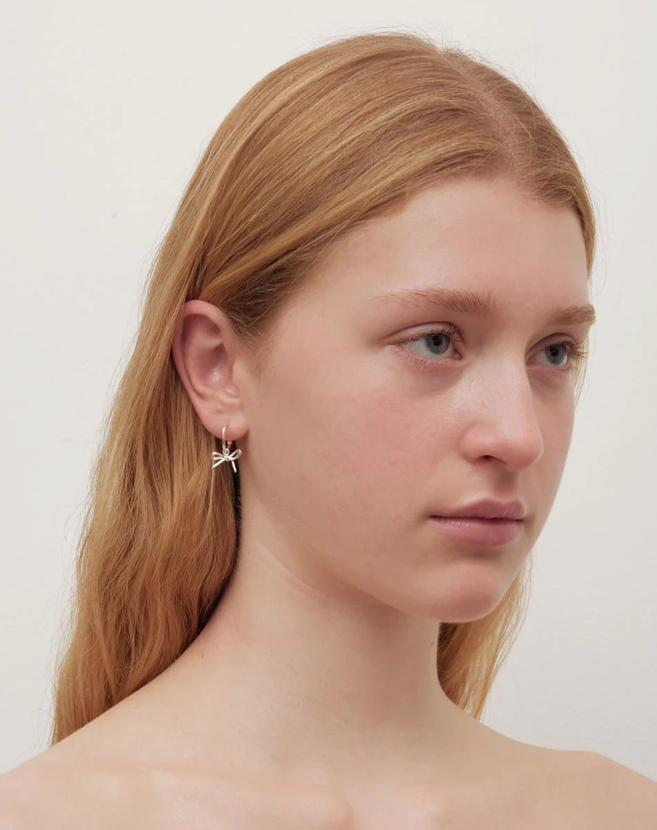 Meadowlark | Bow Signature Hoops - Silver