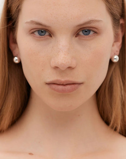 Meadowlark | Orb Earrings Small - Silver