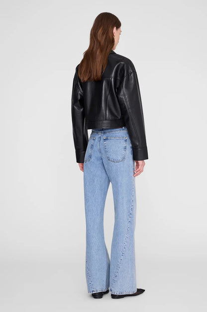Anine Bing | Assan Jacket - Black Recycled Leather
