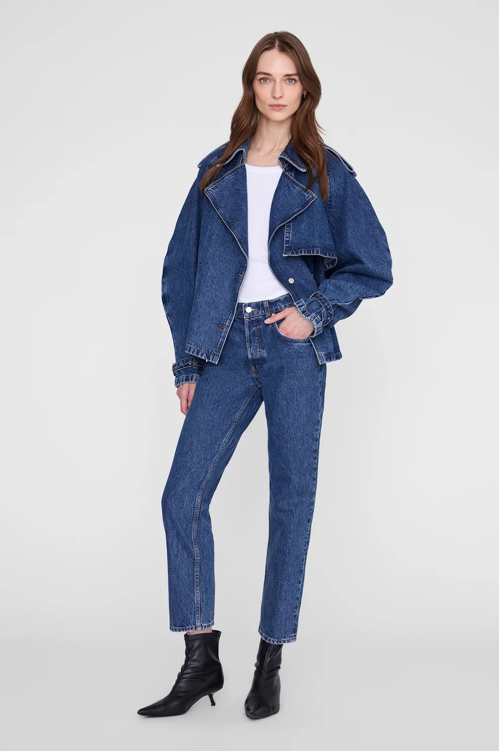 Anine Bing | Pascale Trench - Clean Indigo