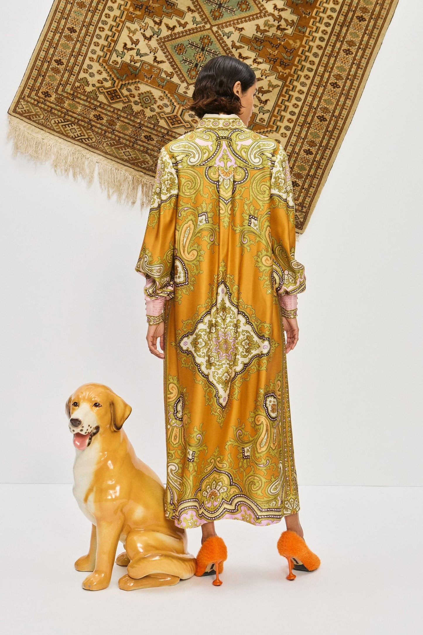 Alemais | Clemenza Silk Shirtdress - Multi
