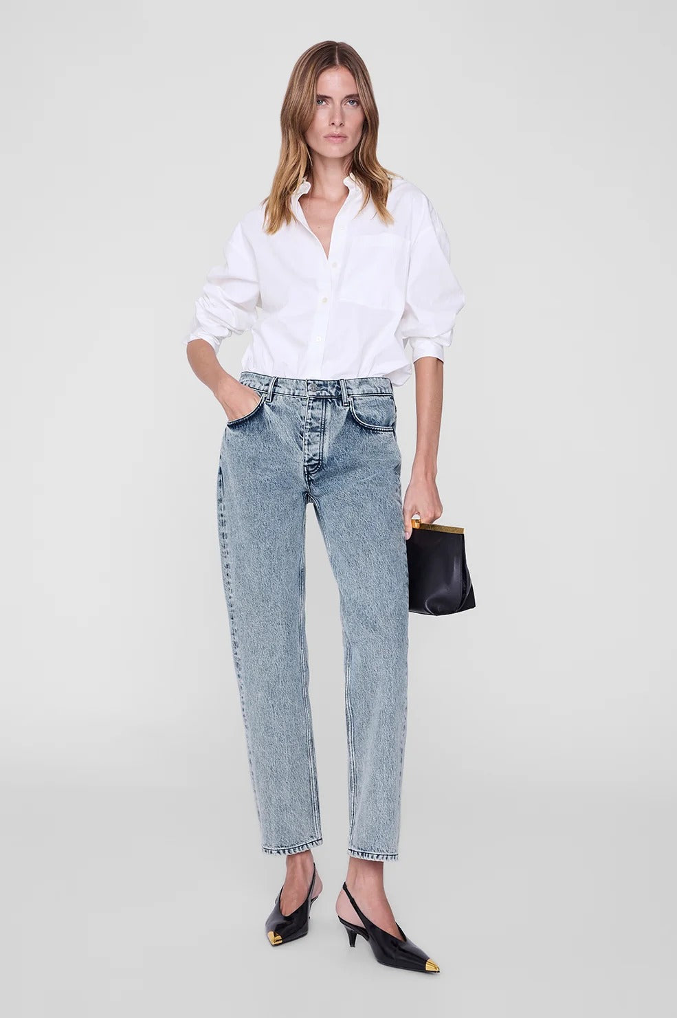 Anine Bing | Scott Shirt - White
