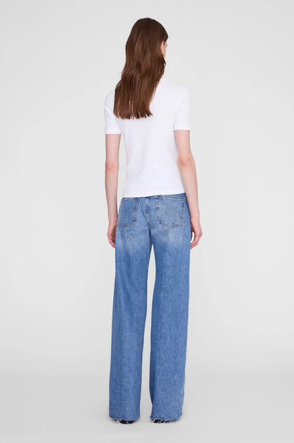 Anine Bing | Sixtine Tee Short Sleeve - White