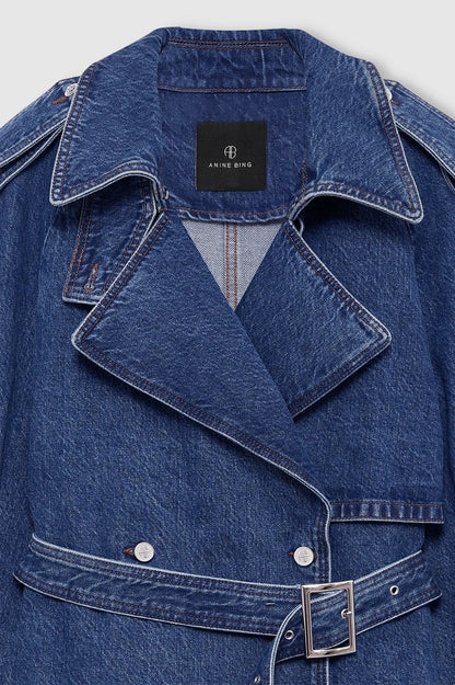 Anine Bing | Pascale Trench - Clean Indigo
