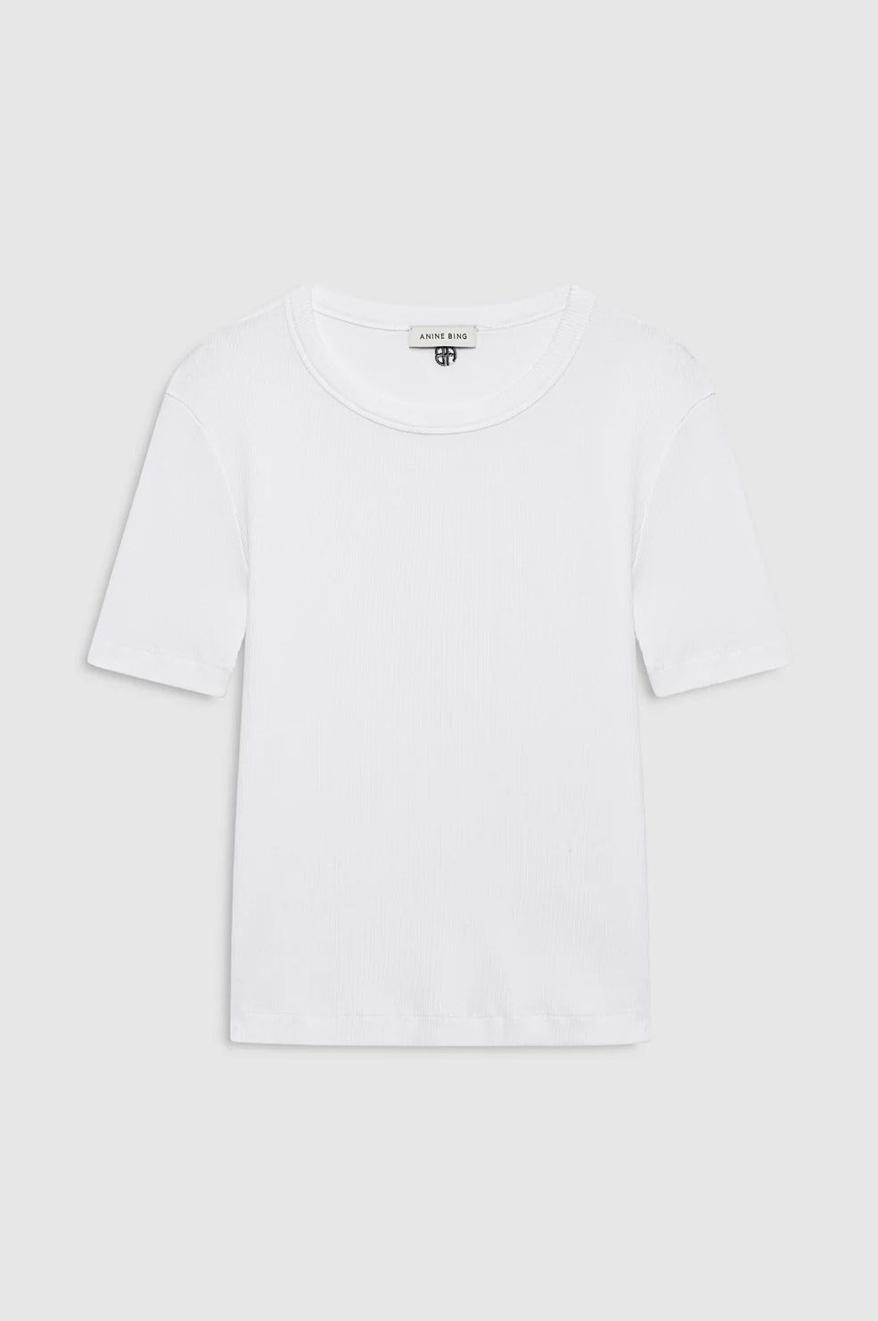 Anine Bing | Sixtine Tee Short Sleeve - White