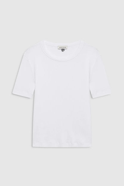 Anine Bing | Sixtine Tee Short Sleeve - White