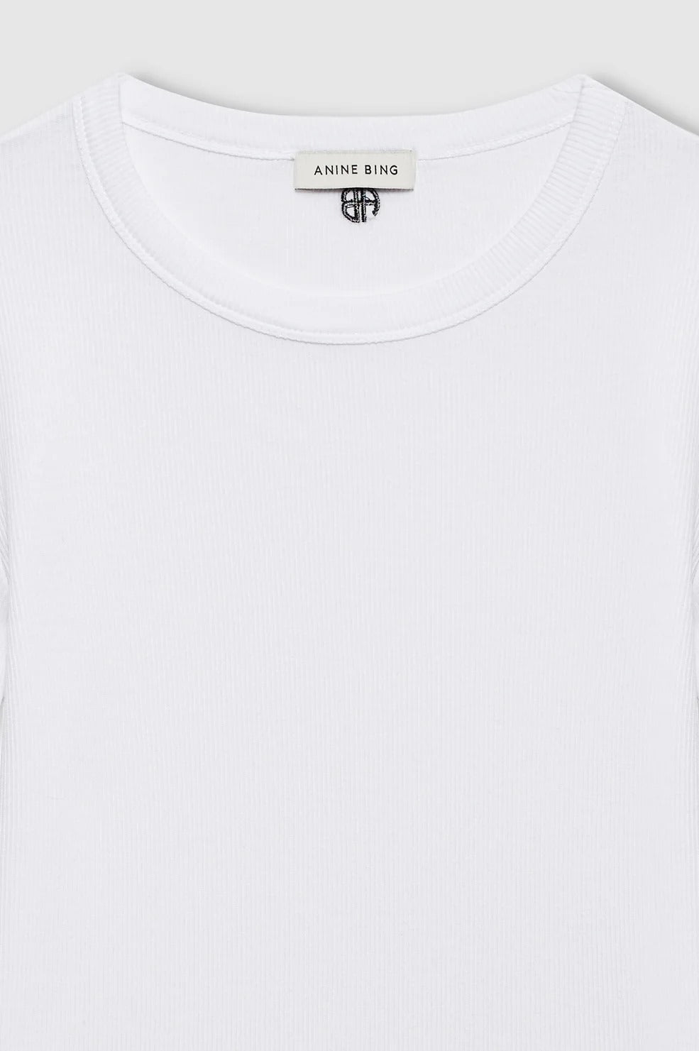 Anine Bing | Sixtine Tee Short Sleeve - White